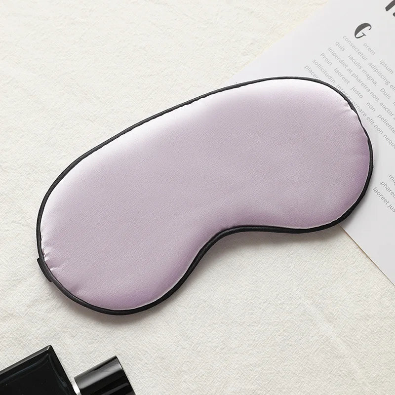 Women Imitated Silk Sleep Eye Mask Portable Travel Eyepatch Nap Eye Patch Rest Blindfold Eye Cover Sleeping Mask Night Eyeshade
