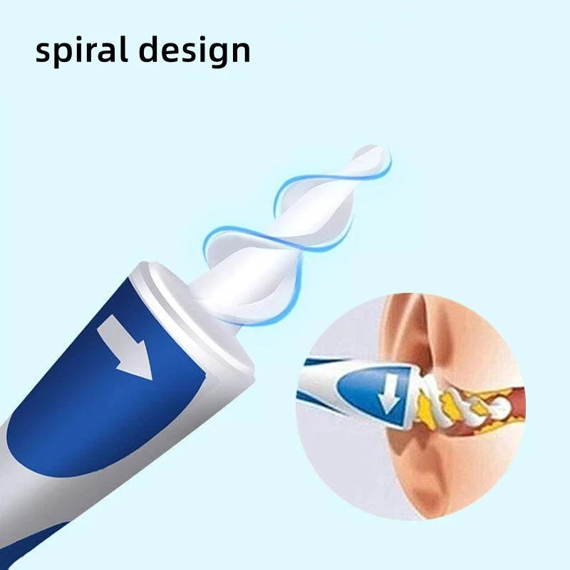 Portable Silicone 16 pcs Ear Cleaning Tools Tools Ear Scoop Cleaning Ear Wax Soft Spiral Beauty Care Gadget Personal Hygiene Set