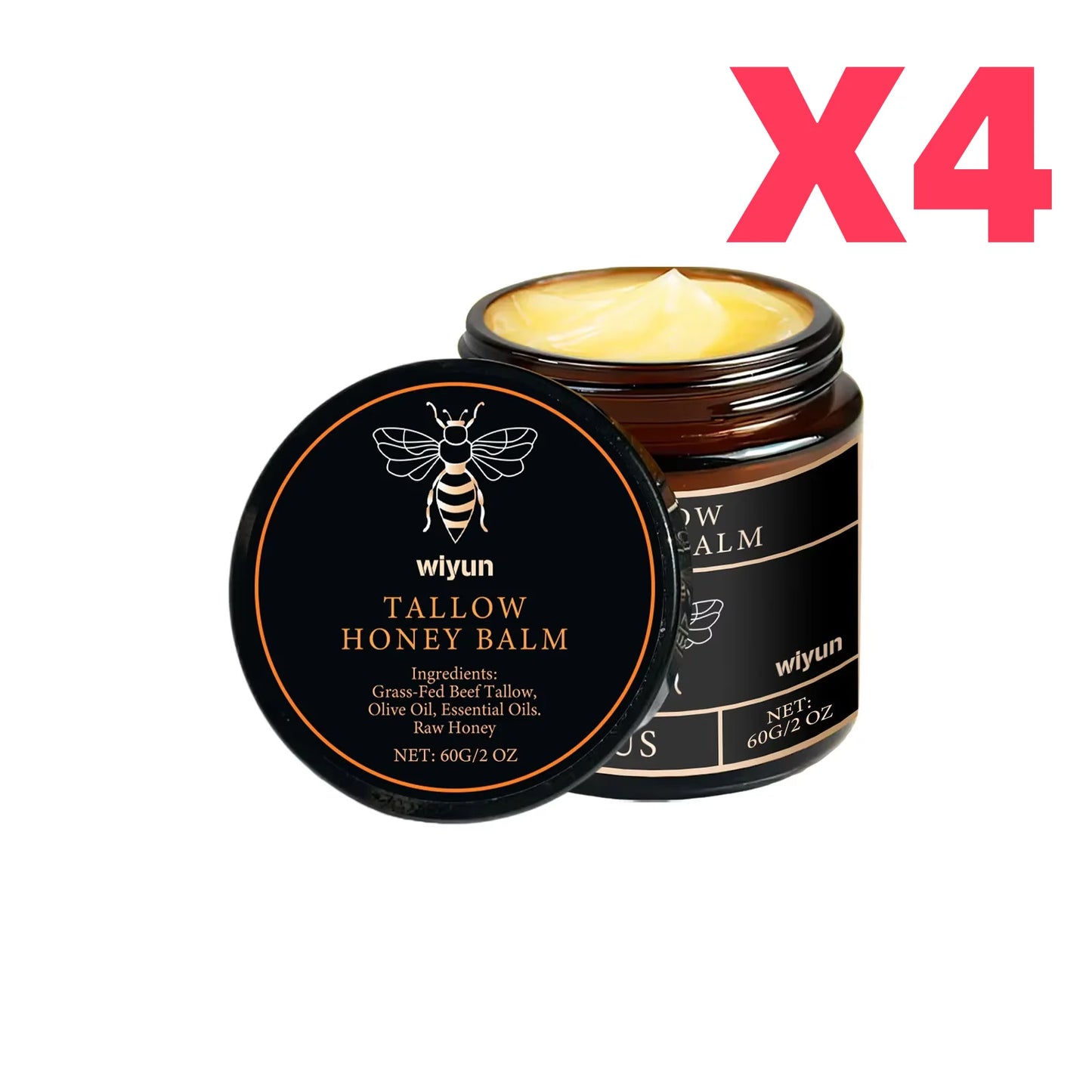 Tallow Honey Cream Glow Hydrating Skin Improve Elasticity Soft Bleaching Improve Dullness Firming Face Body Moisturizer Lotion