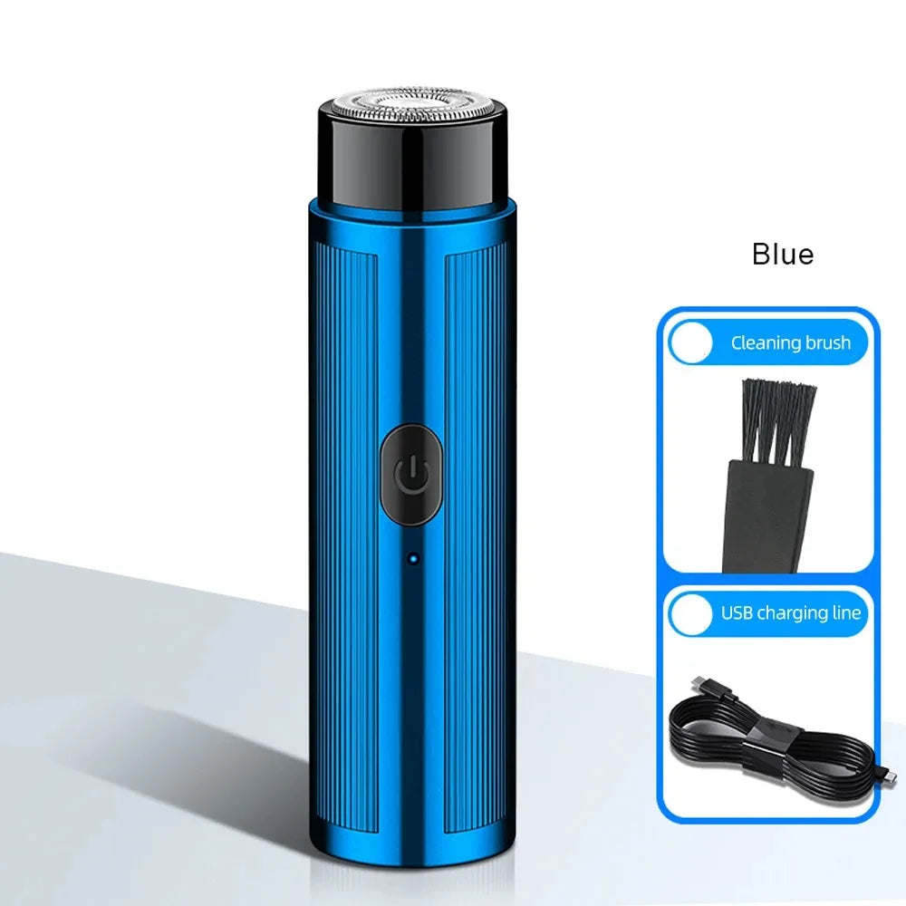 Portable Mini Electric Shaver – Rechargeable, Unisex (Men & Women) & Car-Compatible Grooming Tool