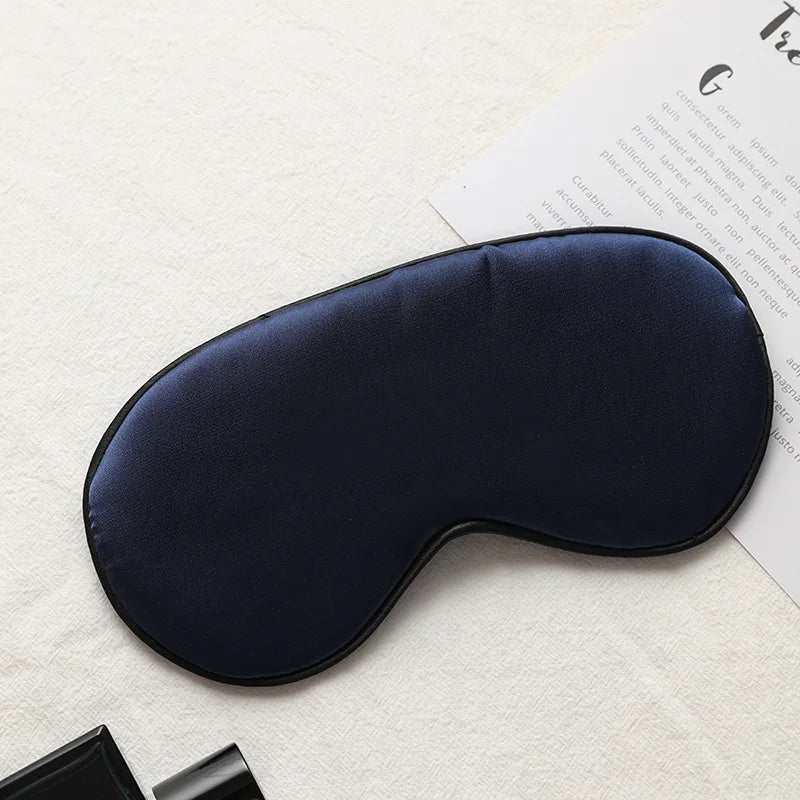 Women Imitated Silk Sleep Eye Mask Portable Travel Eyepatch Nap Eye Patch Rest Blindfold Eye Cover Sleeping Mask Night Eyeshade