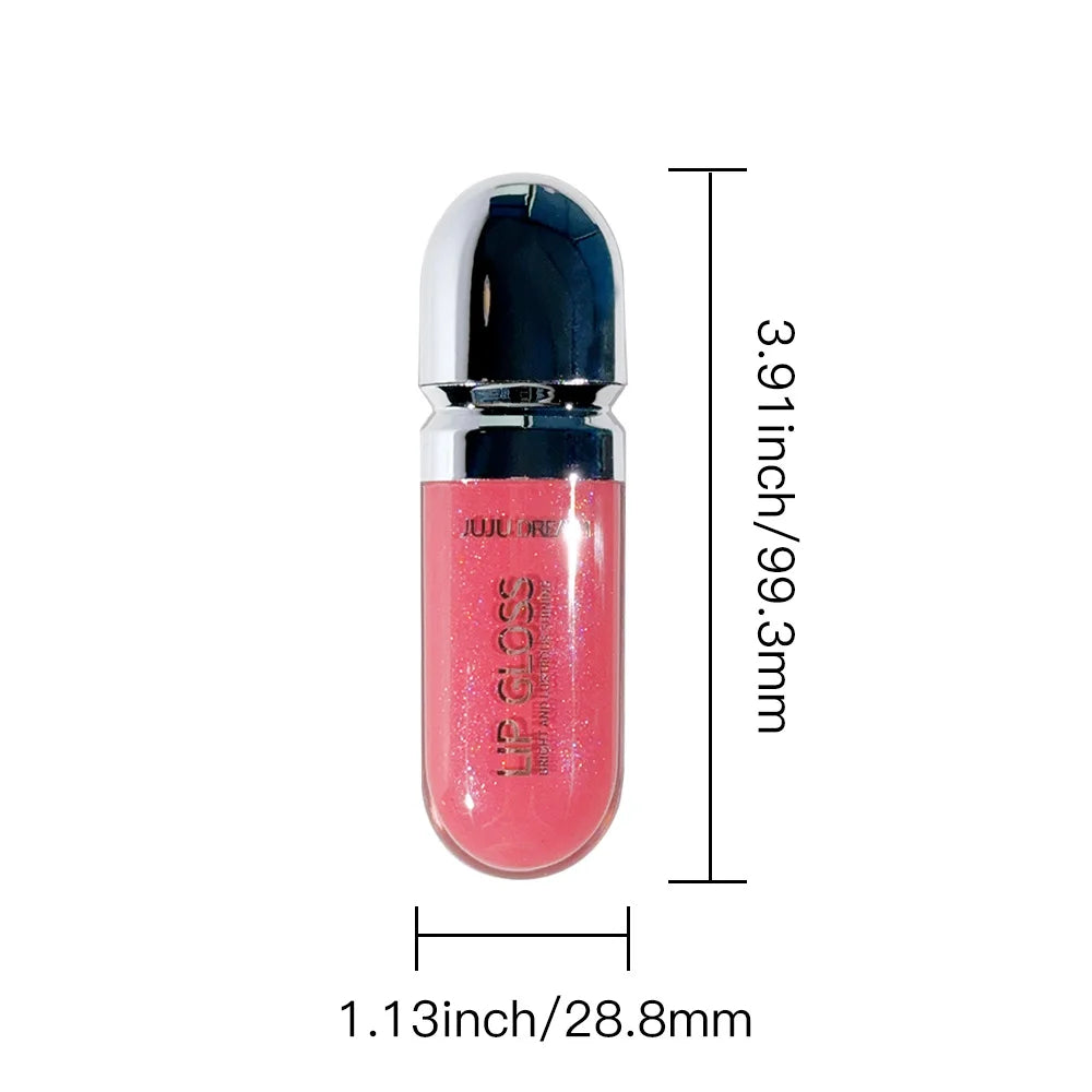 Christmas 12 Colors Glitter Lip Gloss Long Lasting Diamond Pearlescent Metallic Liquid Lipstick Moisturizing Lip Glaze Cosmetics