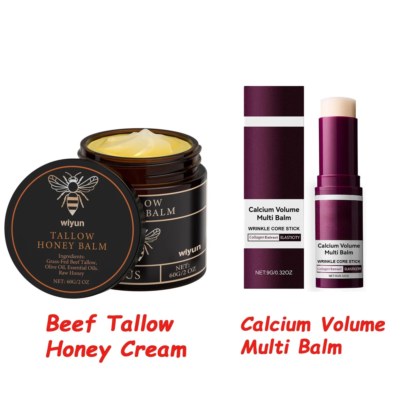 Tallow Honey Cream Glow Hydrating Skin Improve Elasticity Soft Bleaching Improve Dullness Firming Face Body Moisturizer Lotion