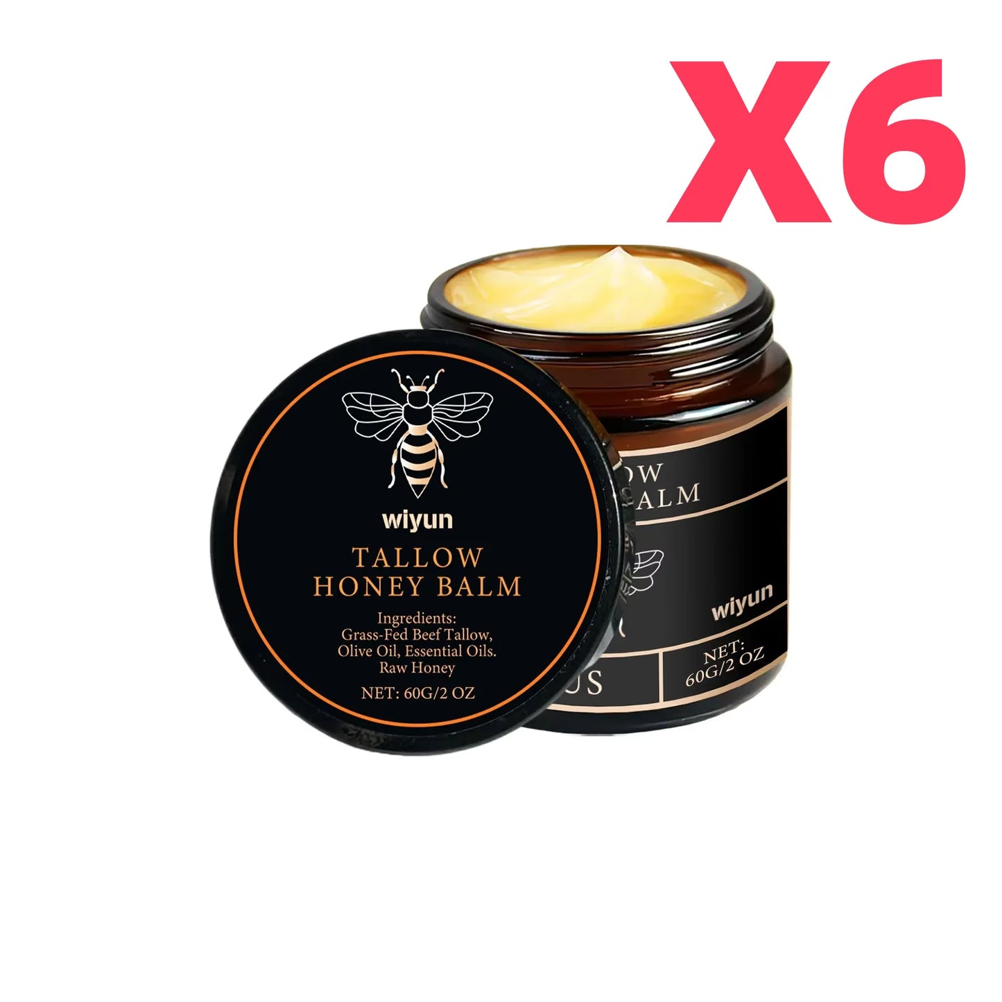 Tallow Honey Cream Glow Hydrating Skin Improve Elasticity Soft Bleaching Improve Dullness Firming Face Body Moisturizer Lotion