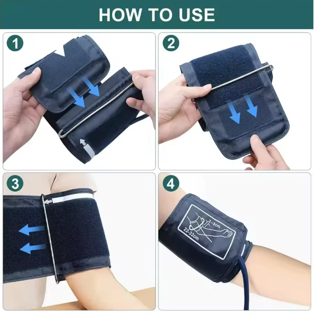 New Blood Pressure Monitor Upper Arm Automatic Tonometer Digital Tensiometer BP Monitor Medical Sphygmomanometer Health Care
