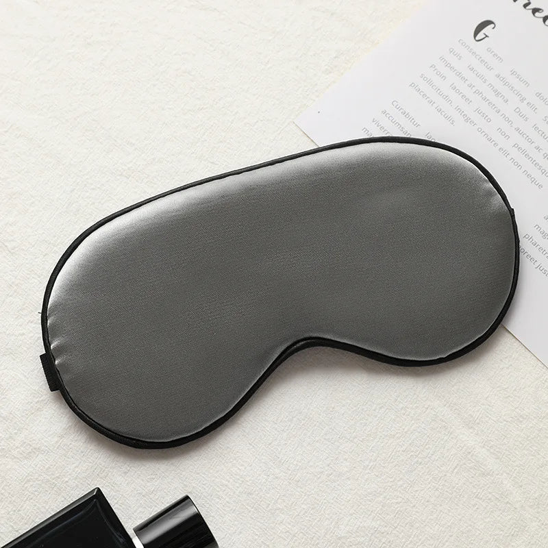 Women Imitated Silk Sleep Eye Mask Portable Travel Eyepatch Nap Eye Patch Rest Blindfold Eye Cover Sleeping Mask Night Eyeshade