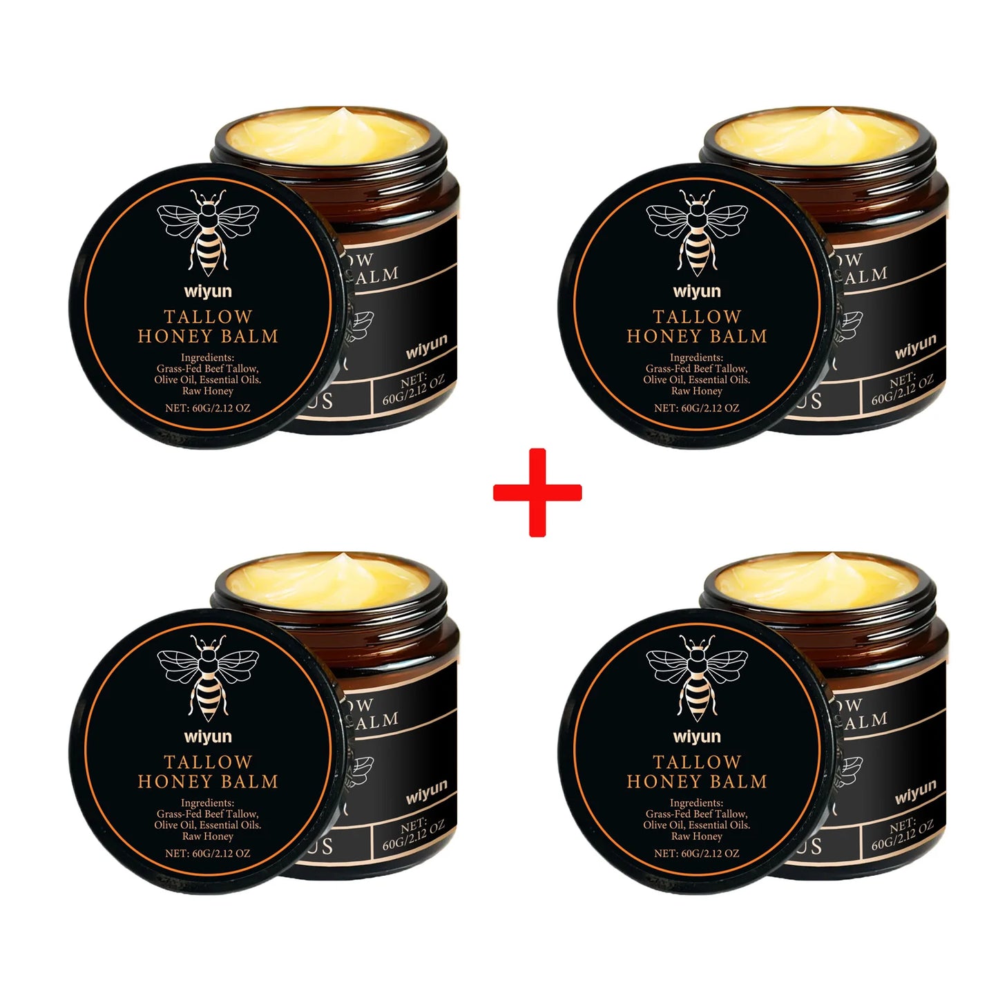 Tallow Honey Cream Glow Hydrating Skin Improve Elasticity Soft Bleaching Improve Dullness Firming Face Body Moisturizer Lotion