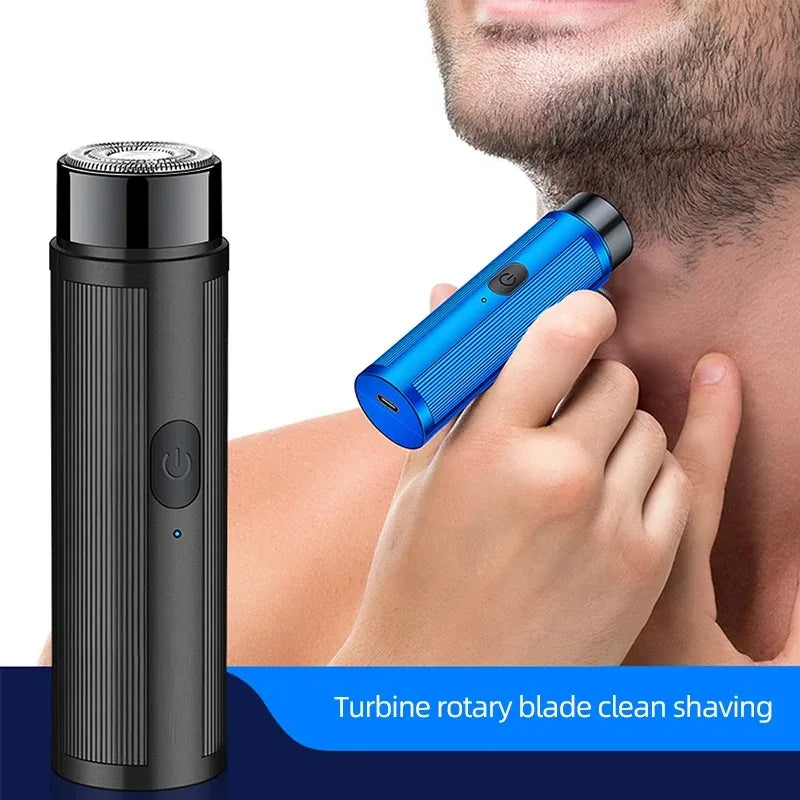 Portable Mini Electric Shaver – Rechargeable, Unisex (Men & Women) & Car-Compatible Grooming Tool
